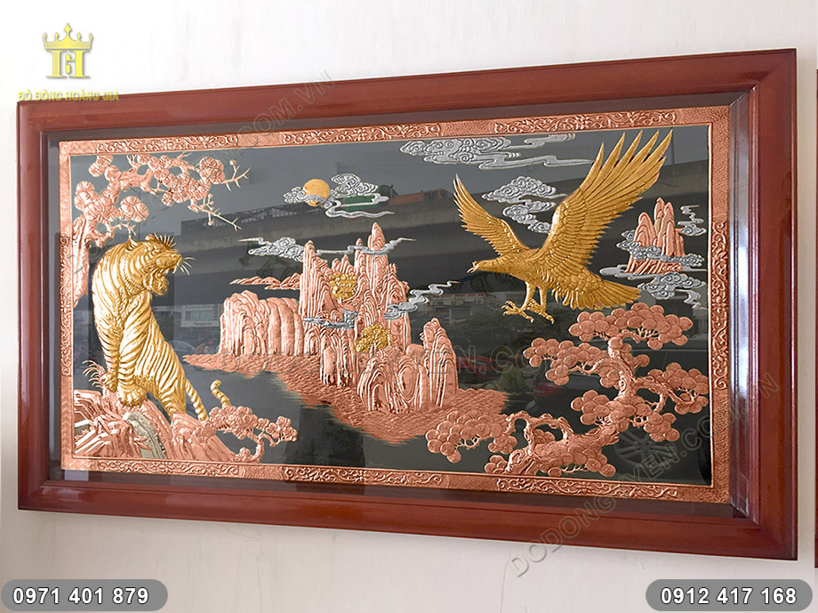 tranh đồng anh h&ugrave;ng tương ngộ
